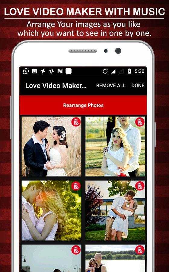 Love Video Maker with Song Pro screenshot 3