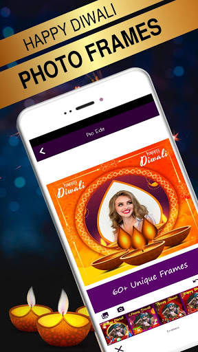 Happy Diwali Photo Frame 2020  Diwali Photo Editor screenshot 1