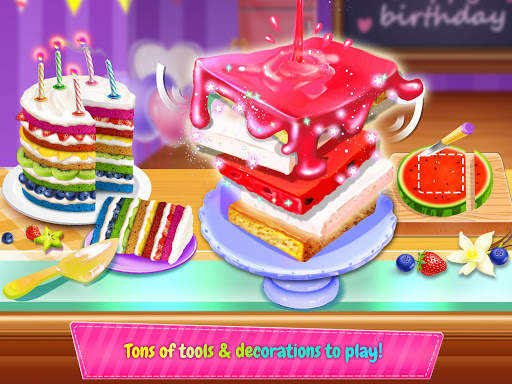 Birthday Cake Baking Design screenshot 2
