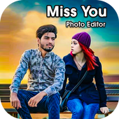 Miss You Photo Editor icon