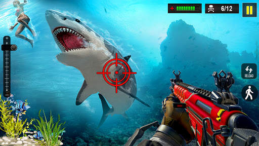 Whale Shark Attack FPS Sniper - Shark Hunting Game screenshot 2