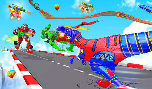 Dino Transform Car Robot Games screenshot 5