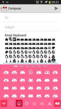 Pink Emoji keyboard Theme screenshot 3