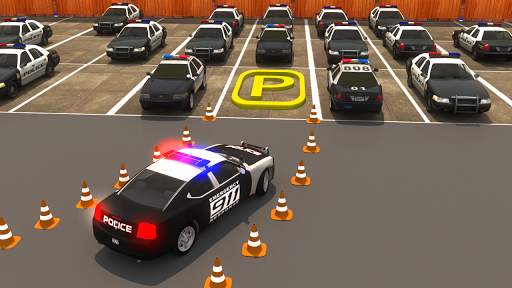 Modern Police Car Parking : Real Car Parking 3D screenshot 4