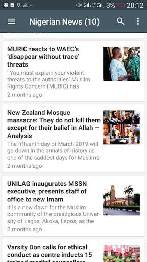 Muslim News Mobile screenshot 2