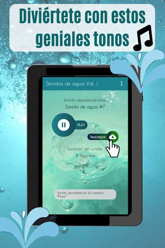 Sonidos de Agua, tonos y ringtones gratis screenshot 4