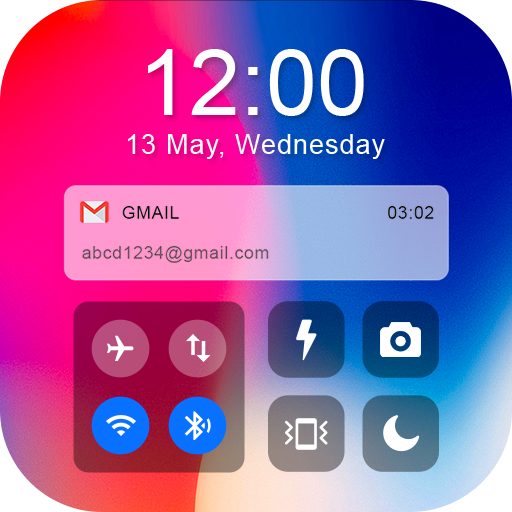 iNotify, Screen lock and Control Center आइकन