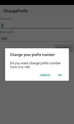 Change prefix number screenshot 2