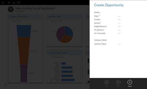 Dynamics 365 for Tablets 4 تصوير الشاشة