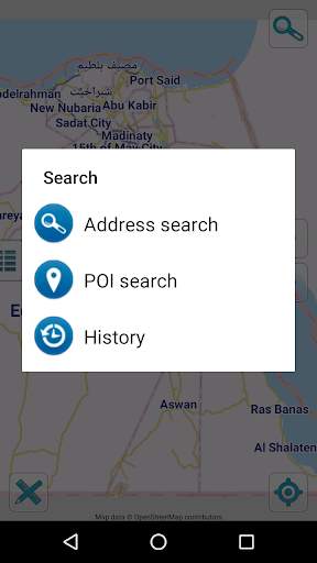Map of Egypt offline screenshot 2