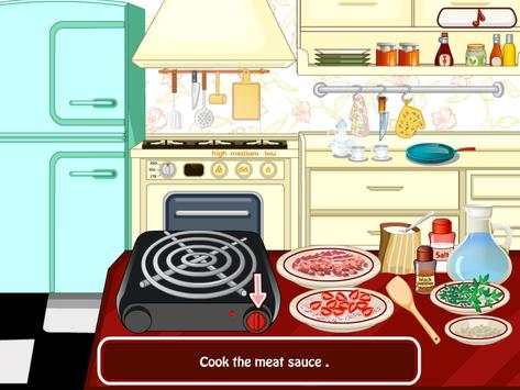 cooking games perfect lasagne screenshot 2
