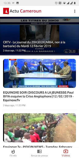 Actu Cameroun - News & Infos screenshot 5