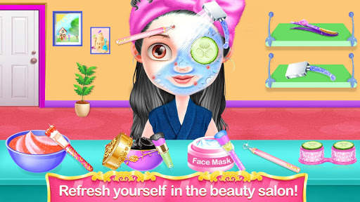 Cute Girl Fashion Makeover Spa : Makeup Game screenshot 2