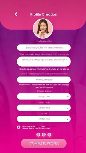 Adult Dating Hookup App - Local Singles Only Chat screenshot 4