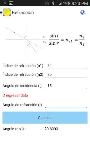 Fórmulas Física Lite screenshot 4