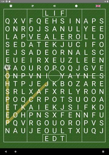 Words search: Verbal Football screenshot 11