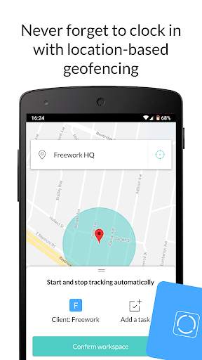 Freework - Timesheet, Time Card, Time Tracking screenshot 3