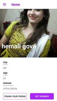 Real girls mobile number for whatsapp prank screenshot 6