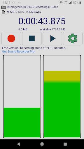 Sound Recorder PCM screenshot 1