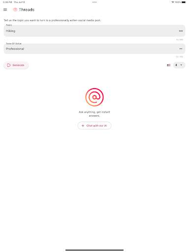 Caption: ChatGPT Powered AI screenshot 5
