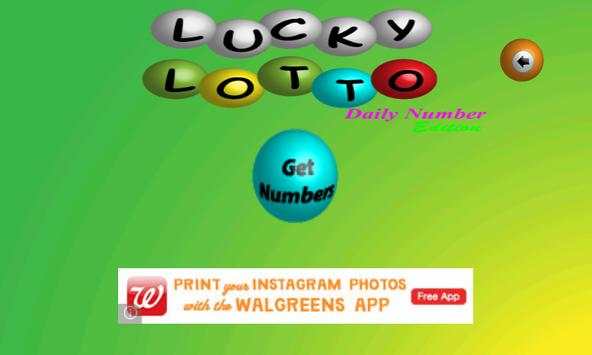 Lucky Lotto Daily Number screenshot 3