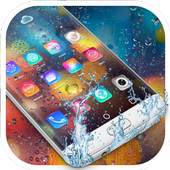 Colored Rain Drops Launcher Theme 1.0.4