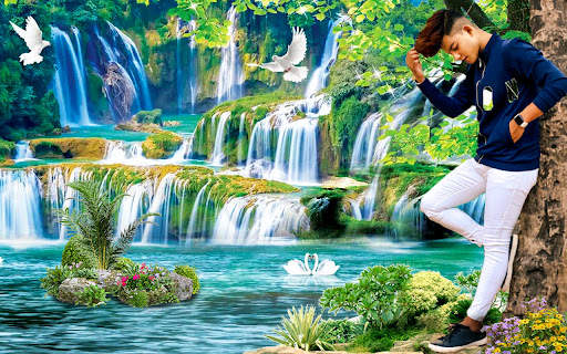 Waterfall Photo Editor: Photo Banane Wala Frames screenshot 3