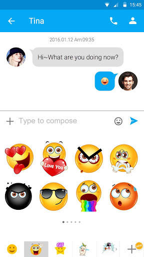 (FREE) GO SMS EMOTICON STICKER screenshot 3