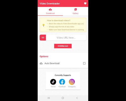 VideoDown screenshot 1