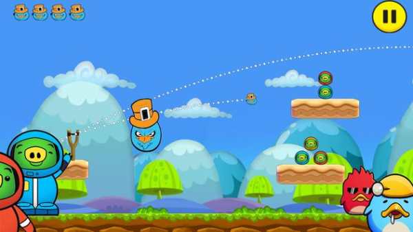 Angry Chicken-Super knock-slingshot- Angry Ducks screenshot 3