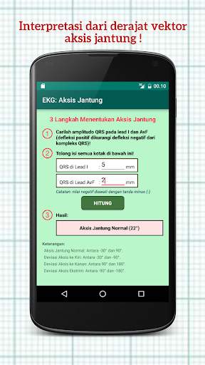Elektrokardiogram (EKG) Pro: Aksis Jantung screenshot 2