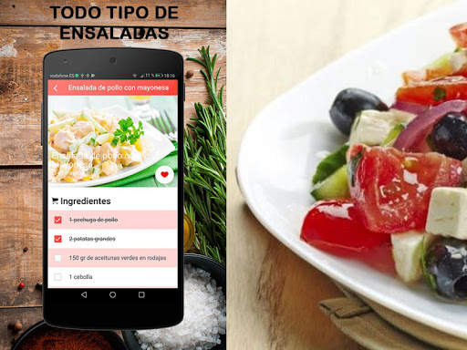 Recetas de ensaladas saludables dieta de adelgazar screenshot 19