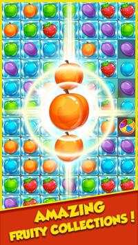 Foody Crush Mania Fruits Land screenshot 2