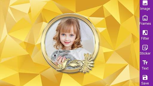 Gold Photo Frames Free Photo Editor 2020 screenshot 1