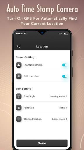 Auto Timestamp Camera : Date, Location & TimeStamp screenshot 4