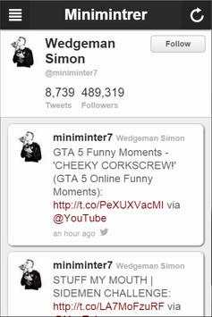 Miniminter (Simon) Youtube App screenshot 2