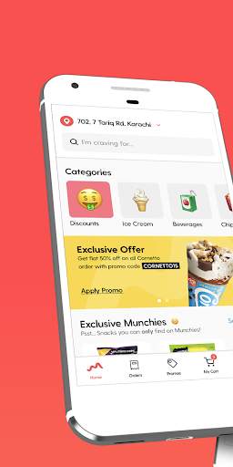 Munchies: Snack Delivery App screenshot 1