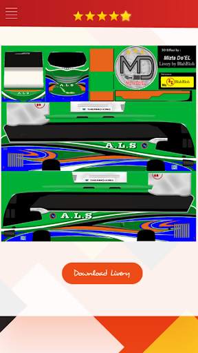 Livery Bussid SHD ALS screenshot 2