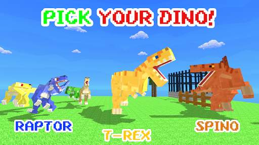 Blocky Dino Park Apex Arena screenshot 1