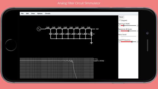 Analog Filter Circuit Simmulator screenshot 1
