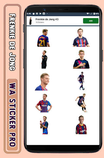 Frenkie de Jong - WA Sticker screenshot 4