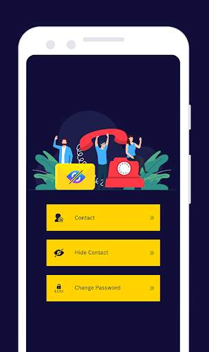 Hide contact - Hide phone numb screenshot 1
