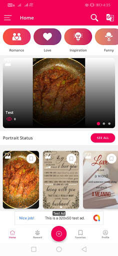 Video Status - Upload Video & Earn Money स्क्रीनशॉट 1