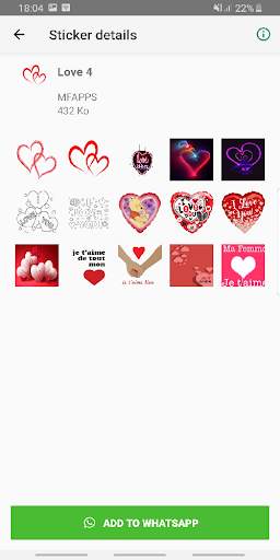 Love stickers for whatsapp ❤️ WASTICKERAPPS screenshot 7