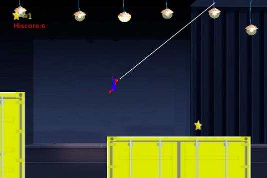 Spider Dash - Rope Swing screenshot 1