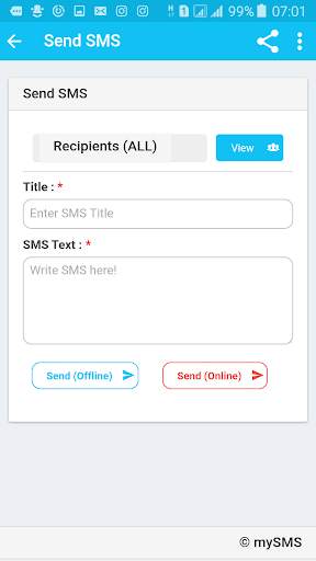 myBulkSMS - Bulk SMS App screenshot 4