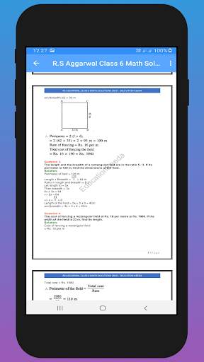 RS Aggarwal Class 6 Math Solution Offline - 2020 screenshot 6