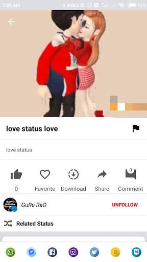 Rada -  Status Videos & Shayari for Whatsapp स्क्रीनशॉट 3