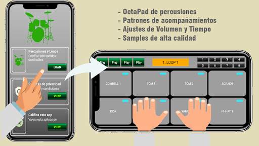 Percusión App: Octapad batería screenshot 2