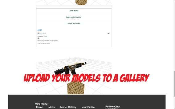 Qbox The 3d Model Maker screenshot 2